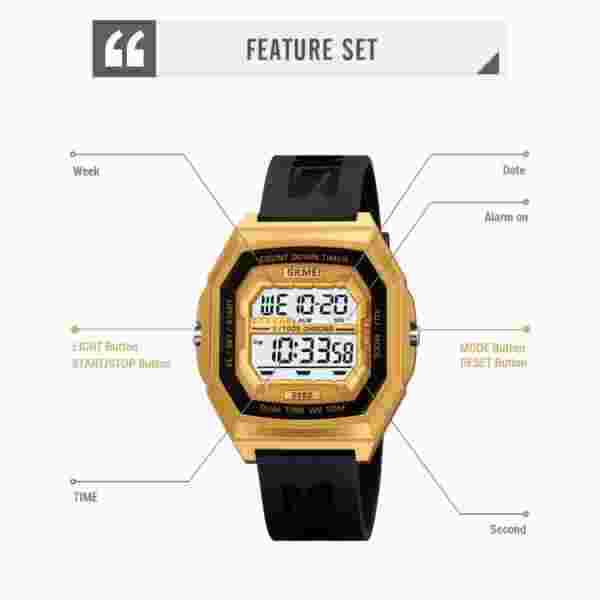 Skmei 2282 Digital Multifunction Sport Watch for Men with 50M Water Resistance - Image 5