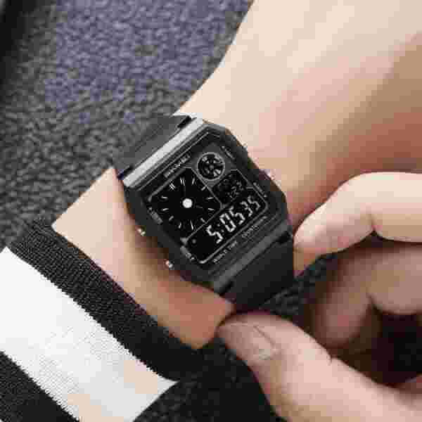 Skmei 2347 Digital Sport Watch for Men with World Time and Alarm (30M Waterproof) - Image 3