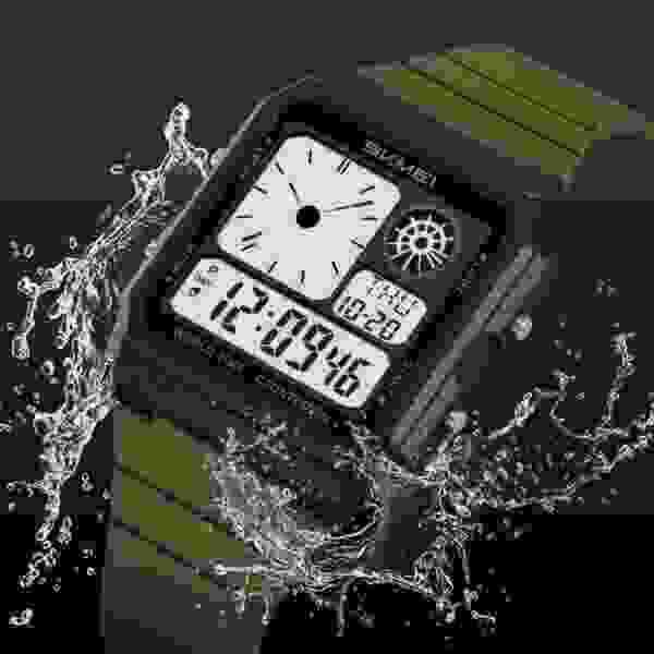 Skmei 2347 Digital Sport Watch for Men with World Time and Alarm (30M Waterproof) - Image 2