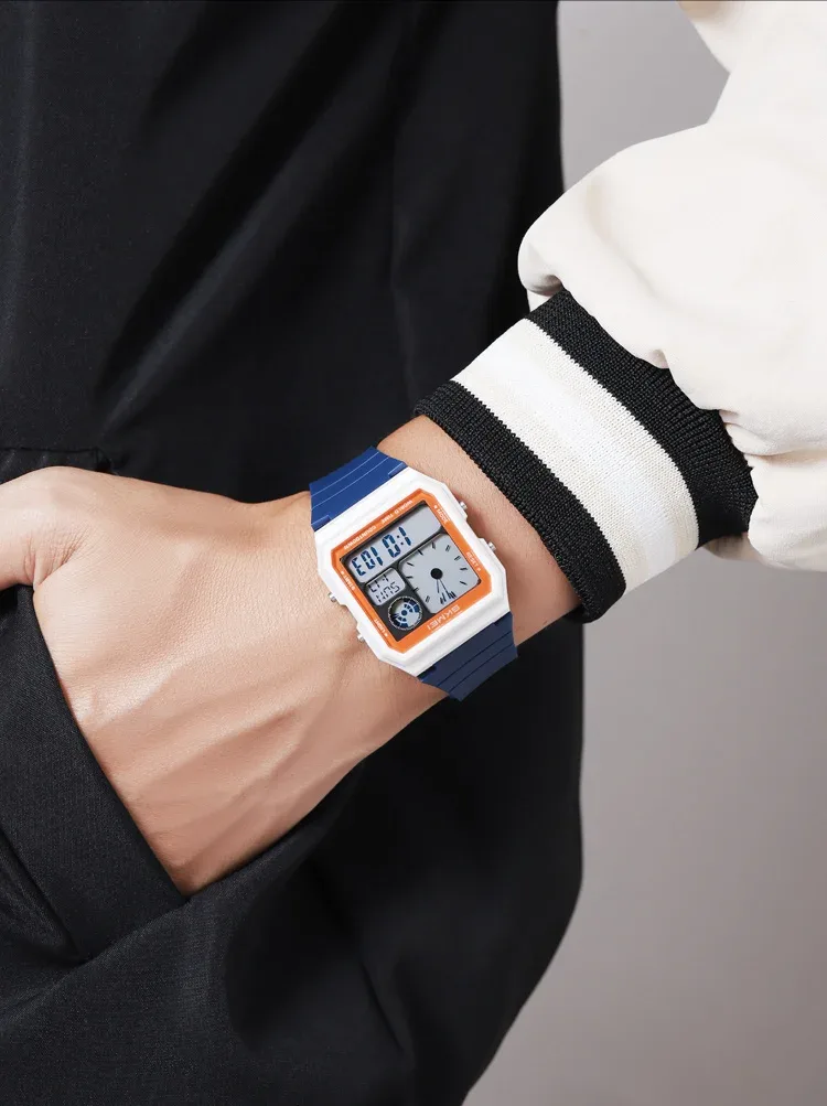SKMEI Daylight Saving Time Digital Sport Electronic Watch For Men Women Student Waterproof Outdoor Chrono Wristwatch Clock Reloj