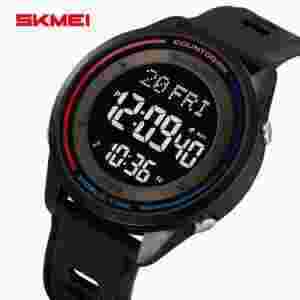 Skmei 2348 World Time Digital Sport Watch for Men with 50M Waterproof (Multiple Colors)