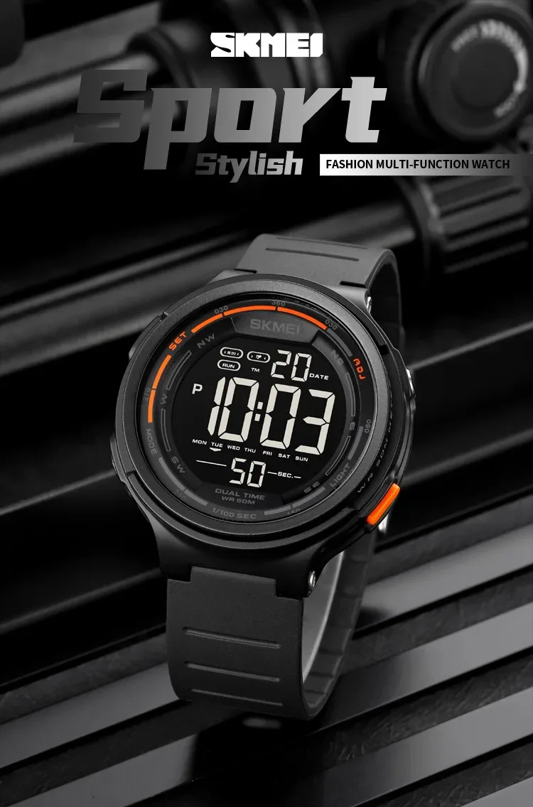 SKMEI Fashion Japan Digital Watches For Men Women Outdoor Waterproof Alarm Clock Sports Wristwatch Military Watch Reloj Hombre