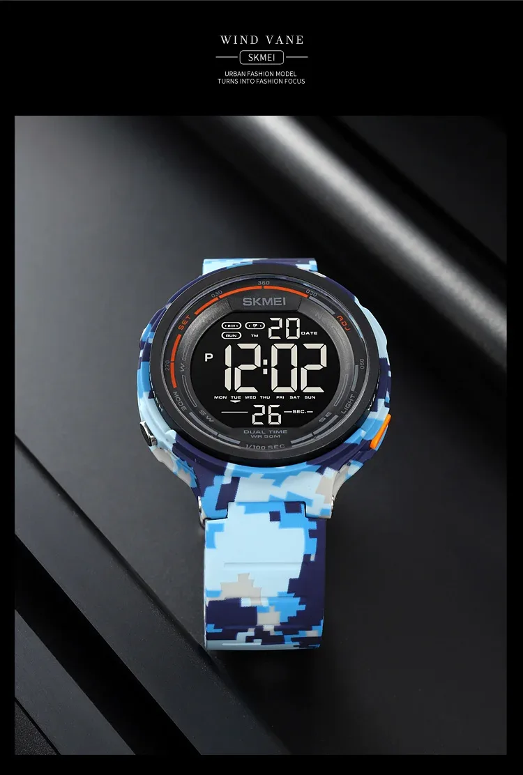 SKMEI Fashion Japan Digital Watches For Men Women Outdoor Waterproof Alarm Clock Sports Wristwatch Military Watch Reloj Hombre