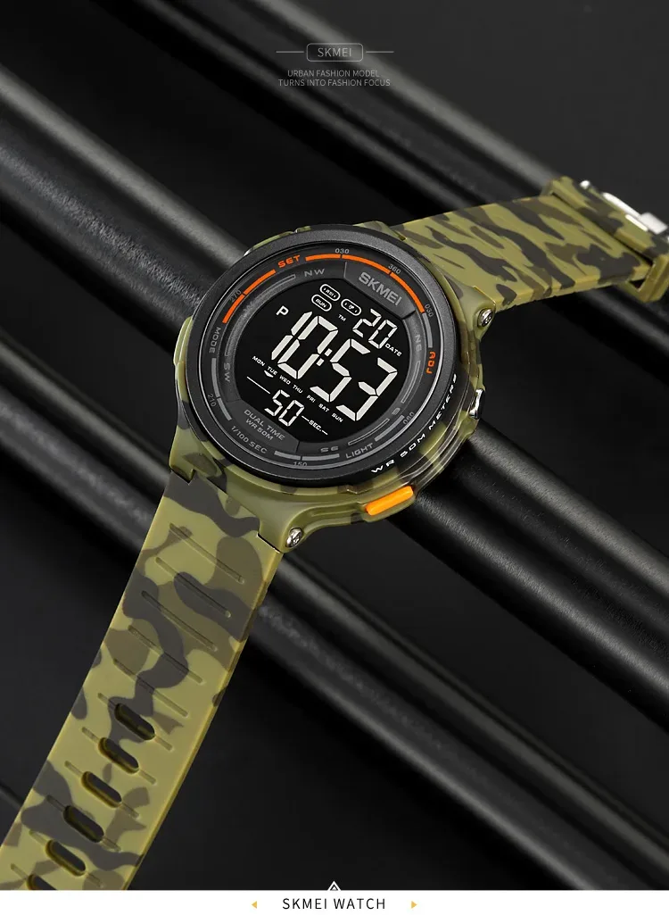 SKMEI Fashion Japan Digital Watches For Men Women Outdoor Waterproof Alarm Clock Sports Wristwatch Military Watch Reloj Hombre