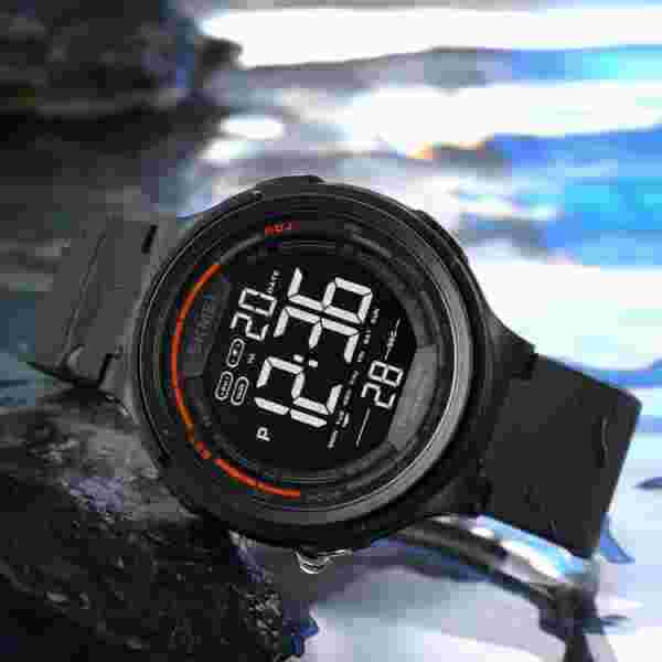 Skmei 1841 Digital Sport Watch for Men with LED Backlight (50M Waterproof) - Image 4
