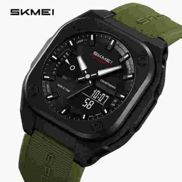 Skmei 2328 Digital Sport Watch for Men with World Time and 50M Water Resistance