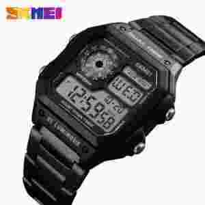 Skmei 1335 Dual Time Digital Sport Watch for Men with EL Backlight and 50M Water Resistance