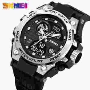 Skmei 2360 Digital Sport Watch for Men with LED Light and Alarm (50M Waterproof)
