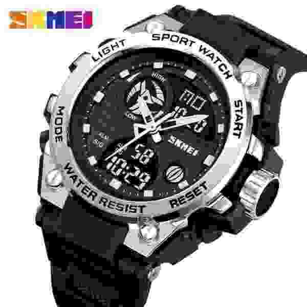 Skmei 2360 Digital Sport Watch for Men with LED Light and Alarm (50M Waterproof)