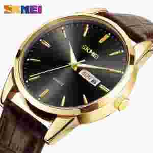 Skmei Classic Business Quartz Watch for Men with Luminous Hands and Date (50M Waterproof)