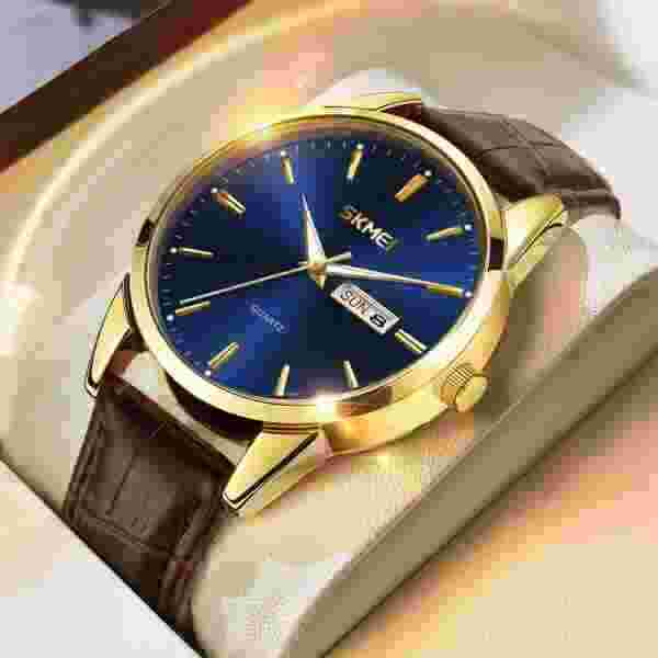 Skmei Classic Business Quartz Watch for Men with Luminous Hands and Date (50M Waterproof) - Image 2