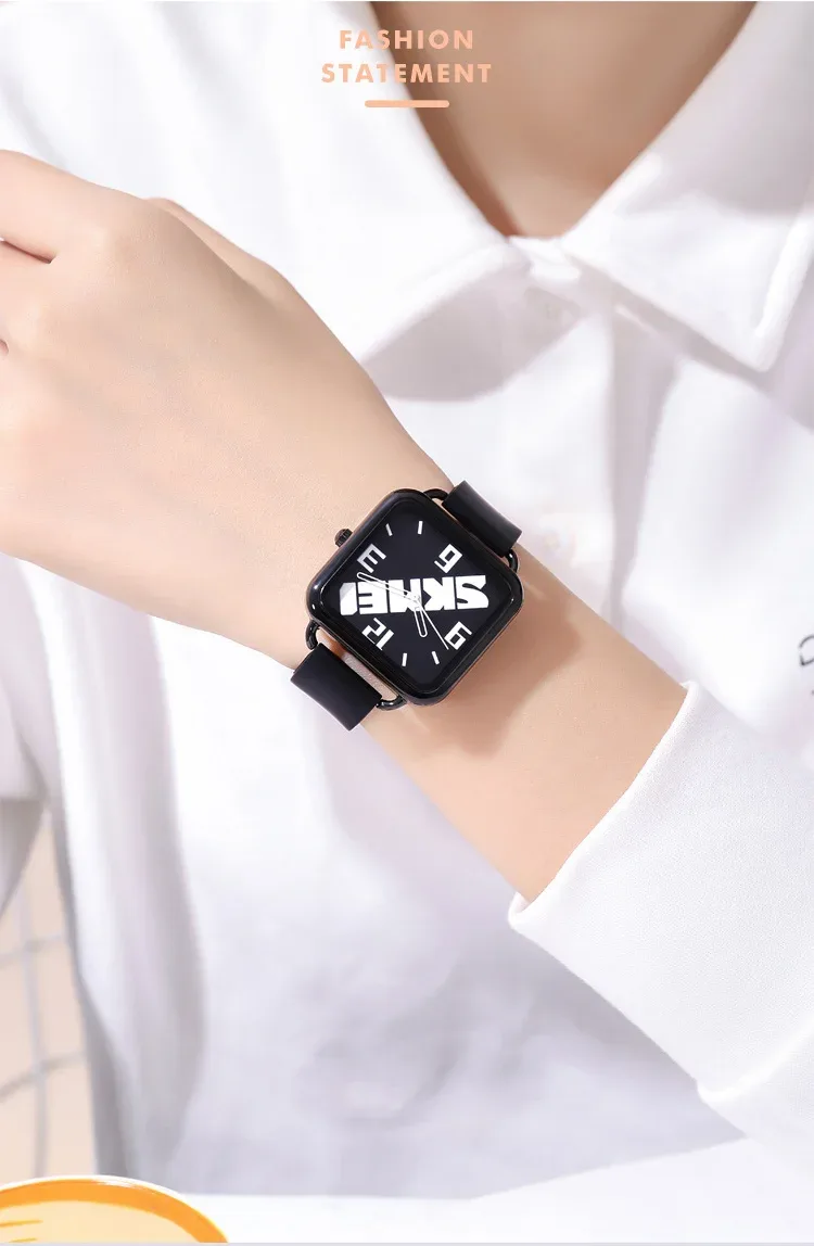 SKMEI Creative Movement Quartz Watch For Men Women Waterproof Time Wristwatches Sports Colorful Dial Design Watches Reloj Hombre