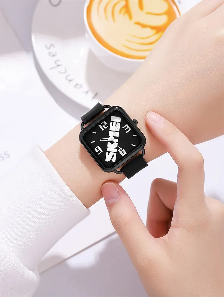 SKMEI Creative Movement Quartz Watch For Men Women Waterproof Time Wristwatches Sports Colorful Dial Design Watches Reloj Hombre