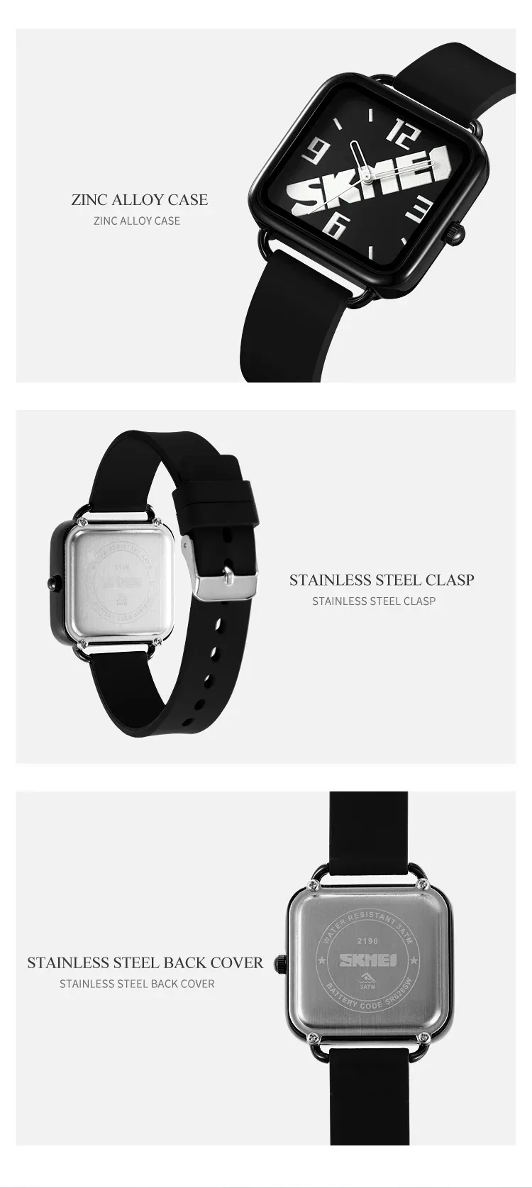 SKMEI Creative Movement Quartz Watch For Men Women Waterproof Time Wristwatches Sports Colorful Dial Design Watches Reloj Hombre