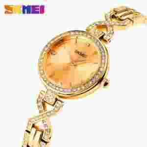 Skmei 1738 Rhinestone Mosaic Fashion Watch for Women