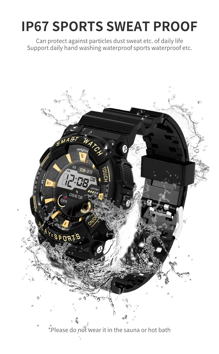 SKMEI New Outdoor Sports Smart Watches For Men Women Fashion IP67 Waterproof Watch Heart Rate Monitoring Wristwatch Reloj Hombre