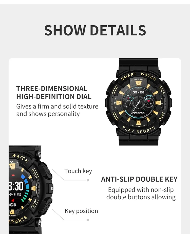 SKMEI New Outdoor Sports Smart Watches For Men Women Fashion IP67 Waterproof Watch Heart Rate Monitoring Wristwatch Reloj Hombre