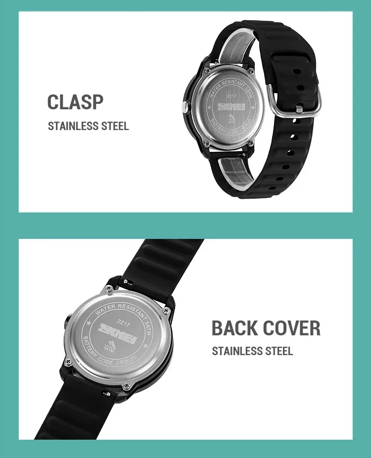 SKMEI Youth Outdoor Sports Digital Watch For Men Women Students 5Bar Waterproof Stopwatch Countdown Wristwatch Alarm Reloj Mujer