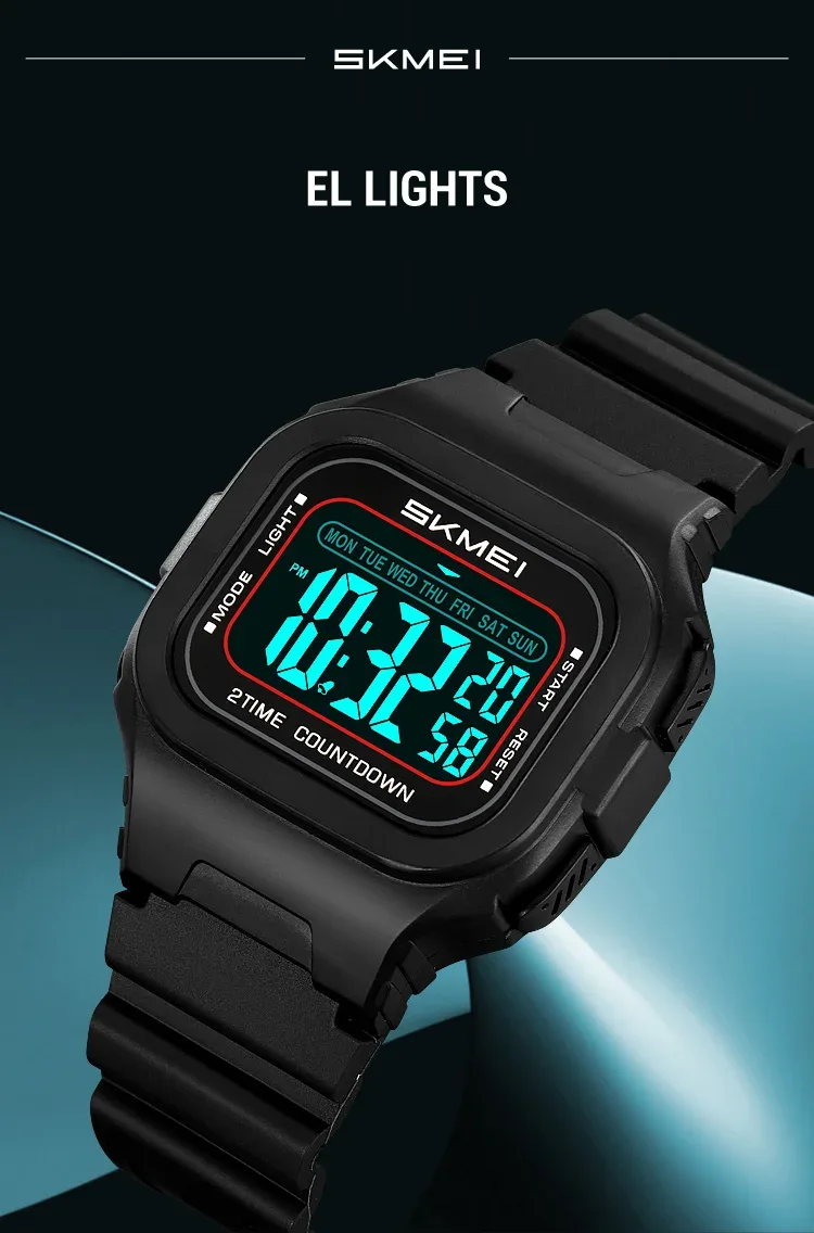 SKMEI Sports Digital Wristwatches For Men Women Waterproof Clock Electronic Watches Chrono Students Military Watch Reloj Hombre
