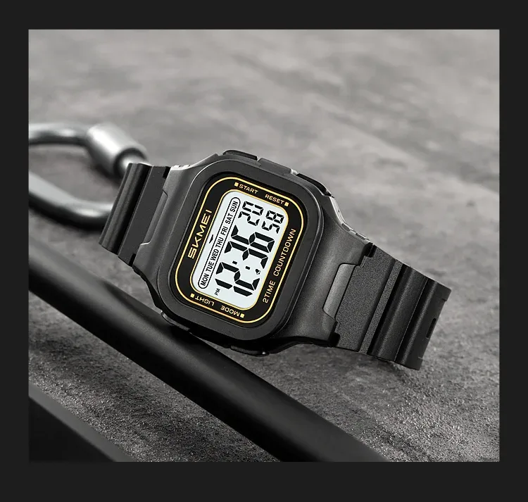 SKMEI Sports Digital Wristwatches For Men Women Waterproof Clock Electronic Watches Chrono Students Military Watch Reloj Hombre