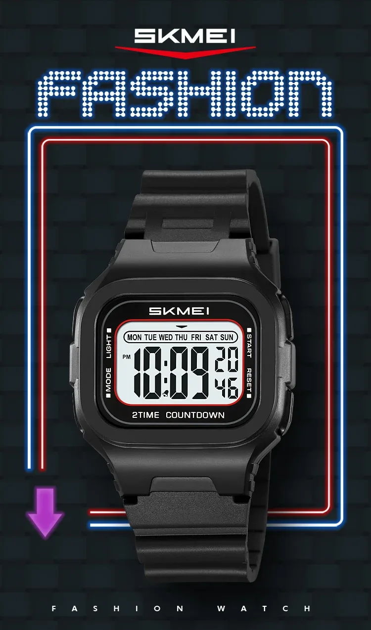SKMEI Sports Digital Wristwatches For Men Women Waterproof Clock Electronic Watches Chrono Students Military Watch Reloj Hombre
