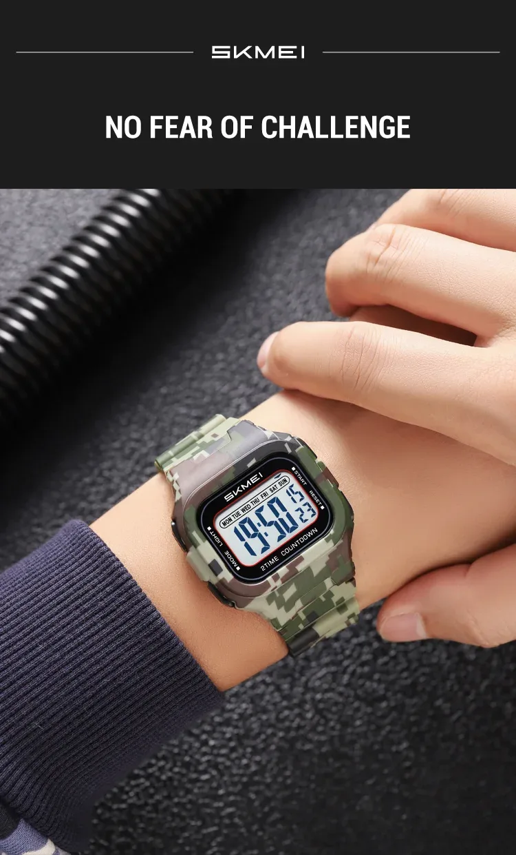 SKMEI Sports Digital Wristwatches For Men Women Waterproof Clock Electronic Watches Chrono Students Military Watch Reloj Hombre