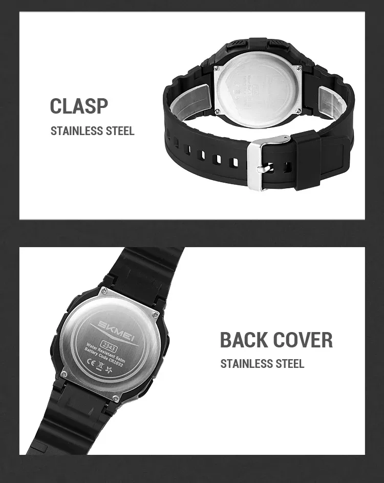 SKMEI Sports Digital Wristwatches For Men Women Waterproof Clock Electronic Watches Chrono Students Military Watch Reloj Hombre