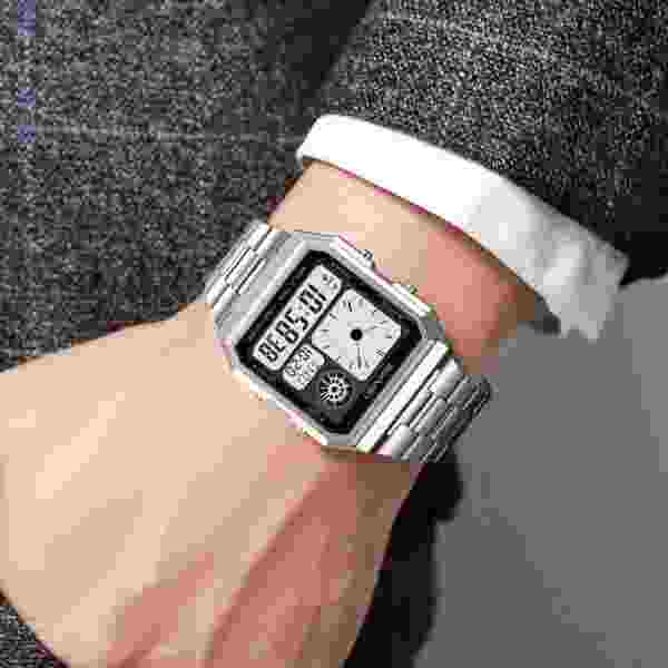 SKMEI Mens Electronic Waterproof Watches Sport  Digital Watch For Men Women Stainless Steel Wristwatch World Time Relojes Hombre - Image 3