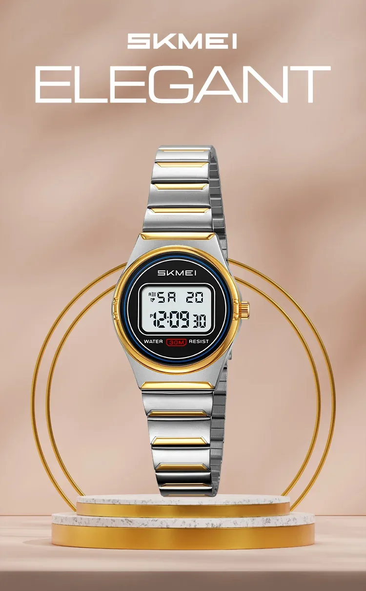 SKMEI Digital Electronics Wristwatches Top Brands Luxury Women's Watches Gifts Clock Waterproof Sports Ladies Watch Reloj Mujer