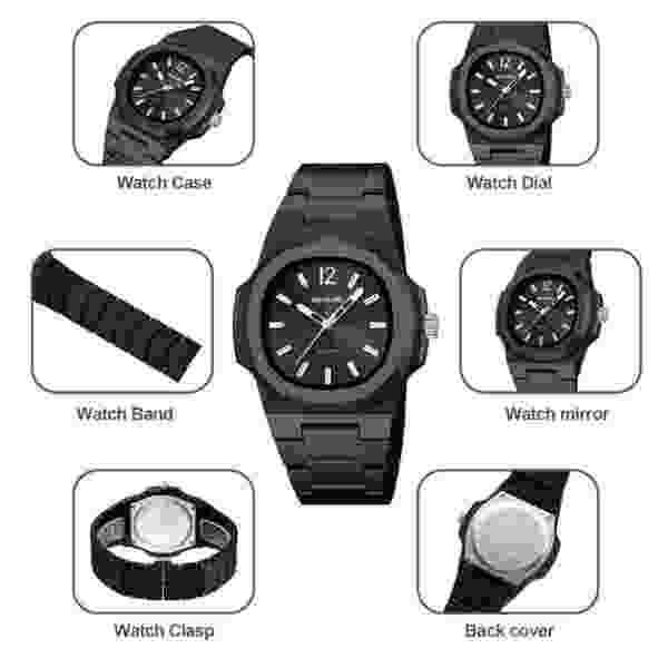 Skmei 2382 Textured Dial Fashion Quartz Watch for Men with 50M Waterproof (Multicolor Options) - Image 5