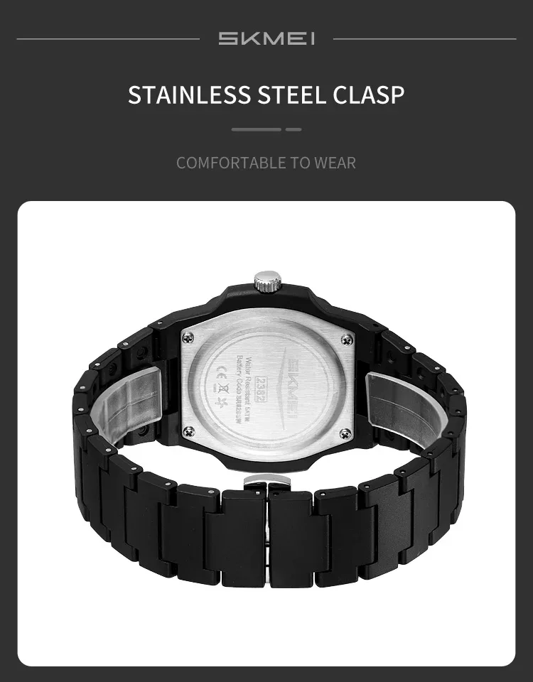 SKMEI Business Orologi Movement Quartz Watches Sports Watches For Men Women Waterproof Wristwatch Fashion Clock Horloges Mannen