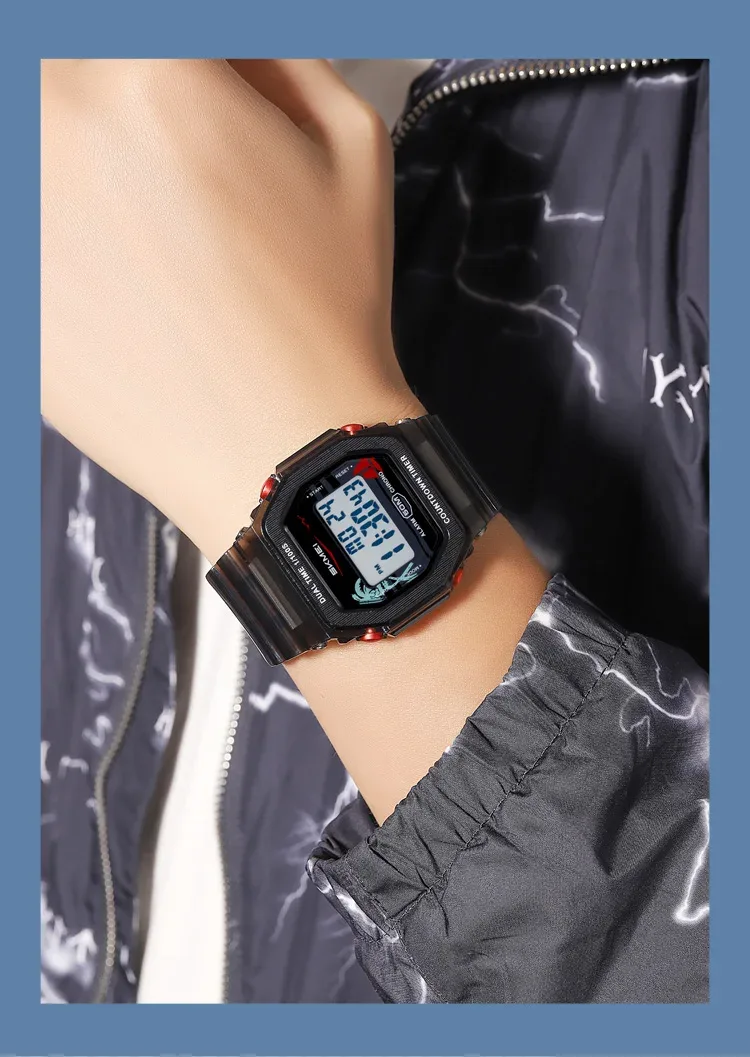 SKMEI Waterproof Clock Electronics Watches Sports Digital Wristwatches For Men Women Students Chrono Military Watch Reloj Hombre