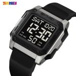 Skmei 2454 Multifunctional Digital Sports Watch with Dual Time and Countdown Timer (50M Waterproof)