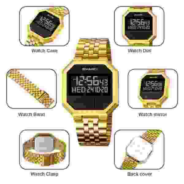 Skmei 2350 Multifunctional Digital Sports Watch with Dual Time and Countdown Timer (30M Waterproof) - Image 4