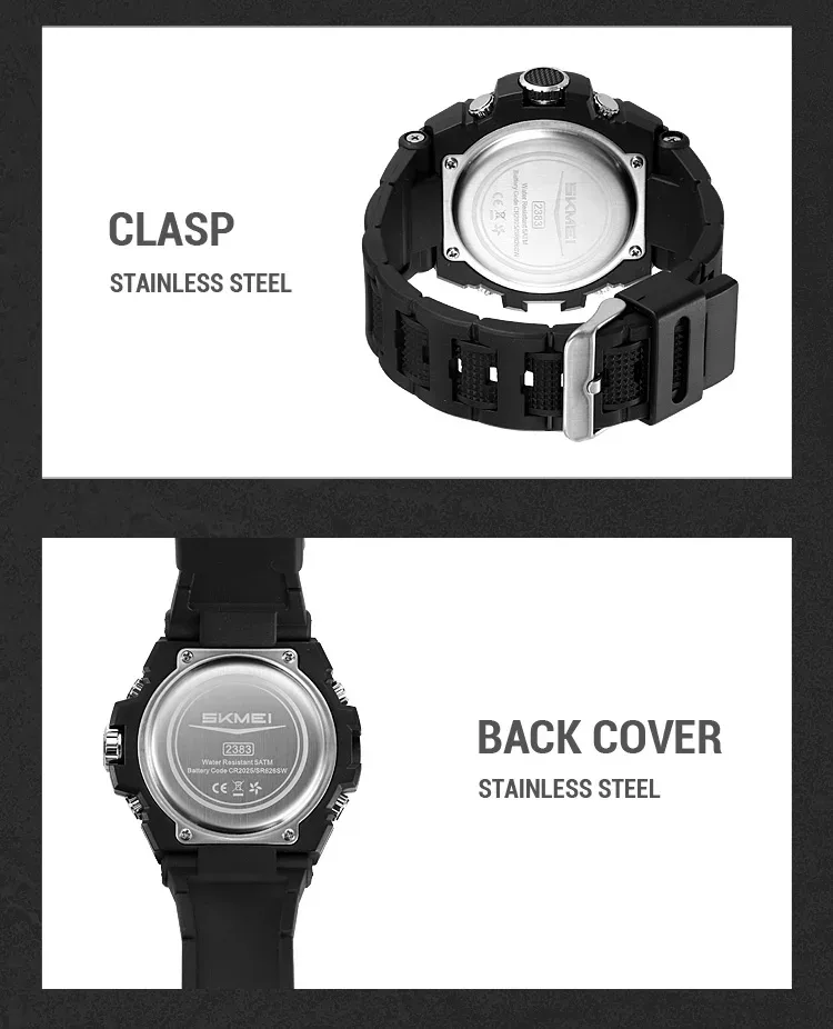 SKMEI Sports Digital Electronic Watch Fashion Business Quartz Watches For Men Women LED Light Waterproof Wristwatch Reloj Hombre