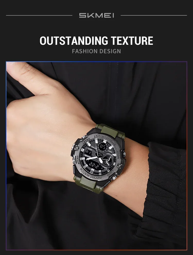 SKMEI Sports Digital Electronic Watch Fashion Business Quartz Watches For Men Women LED Light Waterproof Wristwatch Reloj Hombre