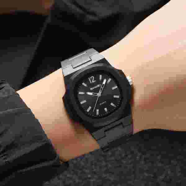 Skmei 2382 Textured Dial Fashion Watch with ABS Case and Band (50M Waterproof) - Image 3