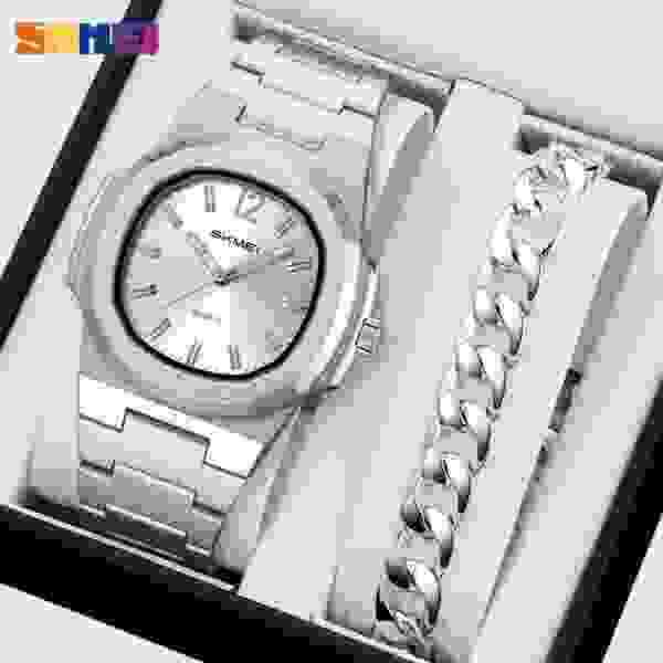 Skmei 2382 Textured Dial Fashion Watch with ABS Case and Band (50M Waterproof)
