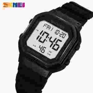 Skmei 2439 Multifunctional Digital Sports Watch with Dual Time and Countdown Timer (50M Waterproof)