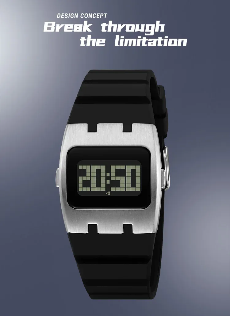 SKMEI Casual Waterproof Electronics Watches Sports Digital Wristwatch For Mens Women Students LED Display Shockproof Watch Reloj