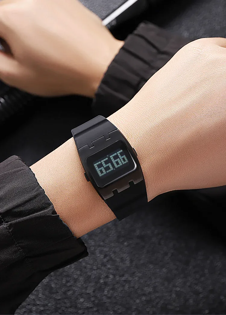 SKMEI Casual Waterproof Electronics Watches Sports Digital Wristwatch For Mens Women Students LED Display Shockproof Watch Reloj
