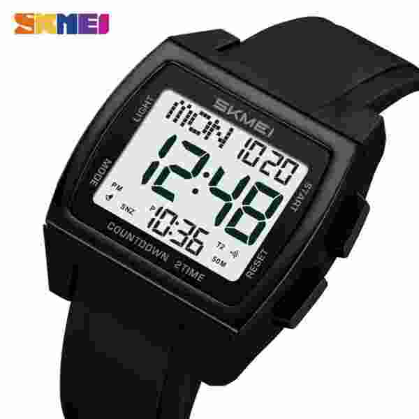 SKMEI Casual Multifunctional Waterproof Electronic Watches Sports Digital Wristwatch For Men Women Shockproof Watch Reloj Hombre