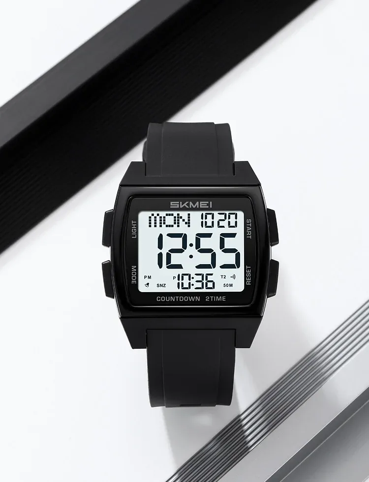 SKMEI Casual Multifunctional Waterproof Electronic Watches Sports Digital Wristwatch For Men Women Shockproof Watch Reloj Hombre