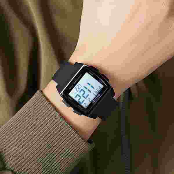 SKMEI Casual Multifunctional Waterproof Electronic Watches Sports Digital Wristwatch For Men Women Shockproof Watch Reloj Hombre - Image 3