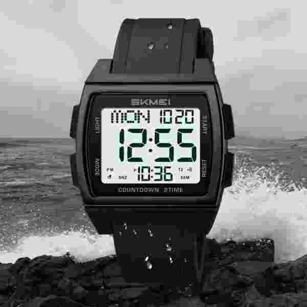 SKMEI Casual Multifunctional Waterproof Electronic Watches Sports Digital Wristwatch For Men Women Shockproof Watch Reloj Hombre - Image 2