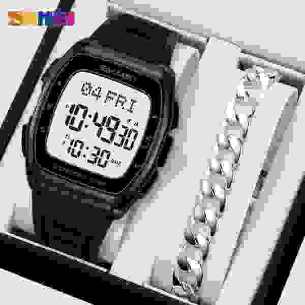 Skmei 2441 Digital Sports Watch for Men with World Time and 50M Water Resistance