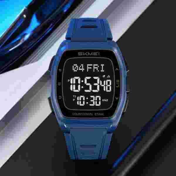 Skmei 2441 Digital Sports Watch for Men with World Time and 50M Water Resistance - Image 4