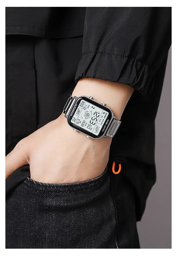 SKMEI Sport Pedometer Calorie Calculation Digital Watches Gifts Men Women Wristwatches and Bracelet Stopwatch Watch Reloj Hombre