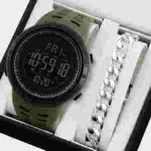 Skmei 1251 Digital Sport Watch for Men (50M Waterproof, Multiple Functions)