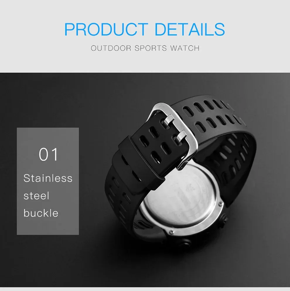 SKMEI Multifunction Large Dial Digital Watches Outdoor Sports Watch For Men Women Waterproof Electronics Wristwatch and Bracelet